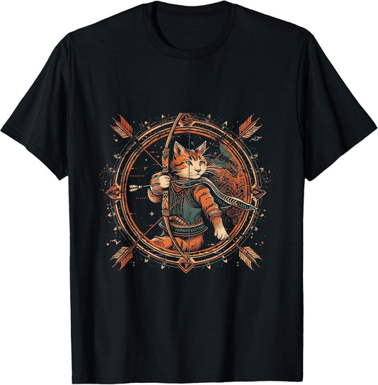 Cute Cat Archer for Archery Lover Boys Girls Kids