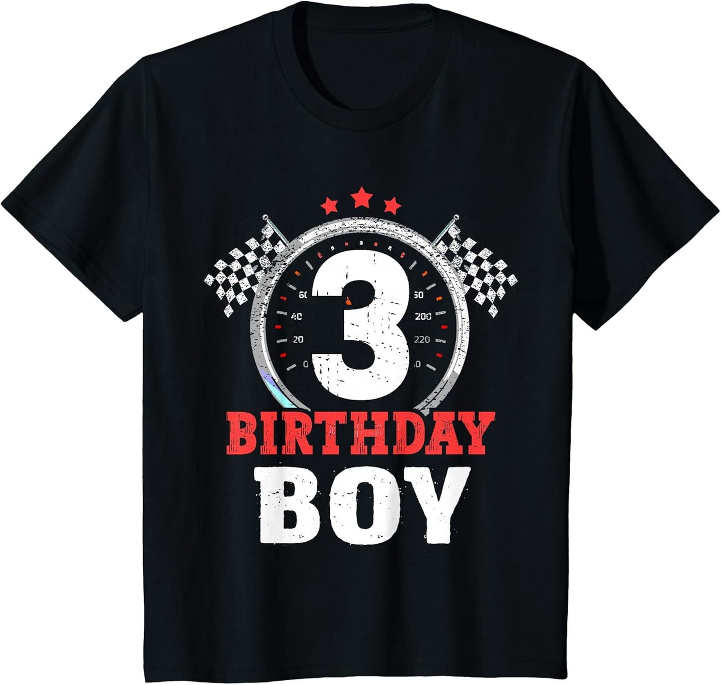 Kids Birthday Boy 3 Three Race Car 3rd Birthday Racing Car Driver