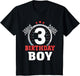 Kids Birthday Boy 3 Three Race Car 3rd Birthday Racing Car Driver