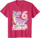 6 Year Old T Rex Dinosaur 6nd Birthday Girl
