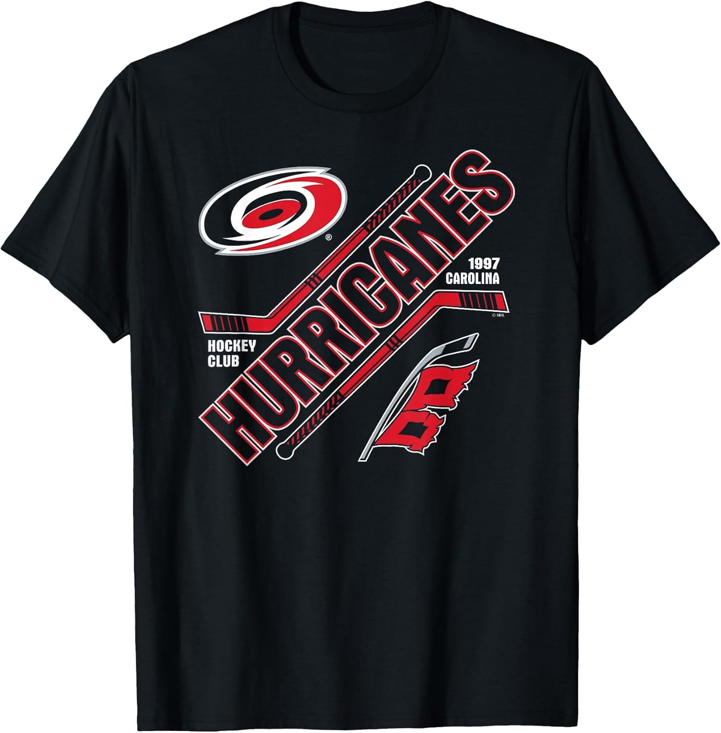 Carolina Hurricanes Force Black Officially Licensed