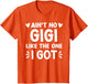 Ain't No Gigi Like This One I Got Boy Toddler Mothers Day