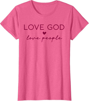 Love God Love People Christian Faith Bible Quote