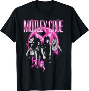 Mötley Crüe Shout Neon Pink