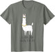 Llama Said Knock You Out Funny Llama Mama T Shirt