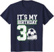 Kids 3 Year Old Soccer Boy Its My 3rd Birthday Soccer Ball