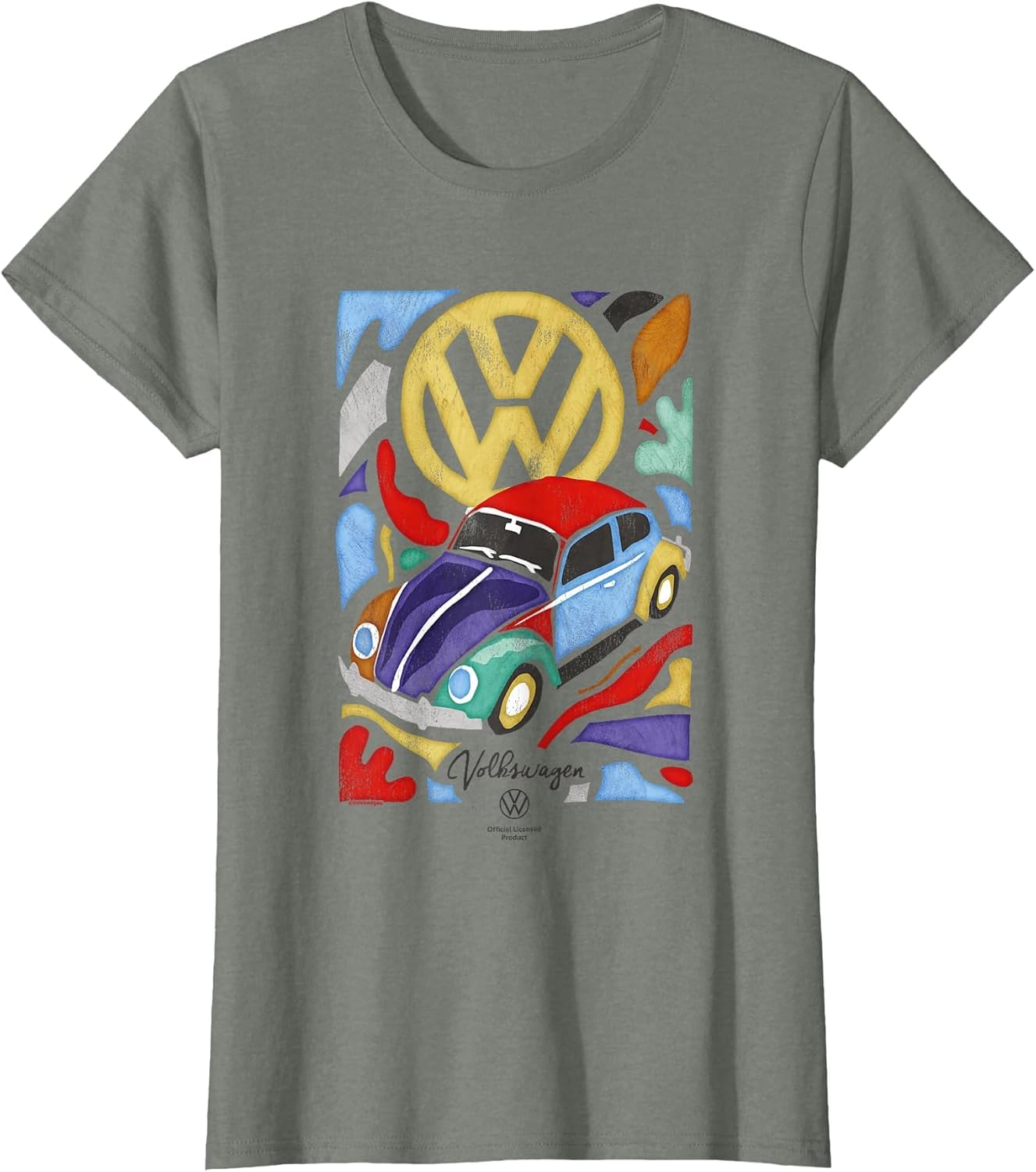 Volkswagen Beetle Fauvism Colourful Art