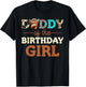 Daddy of The Birthday Girl Highland Cow Print First Bday
