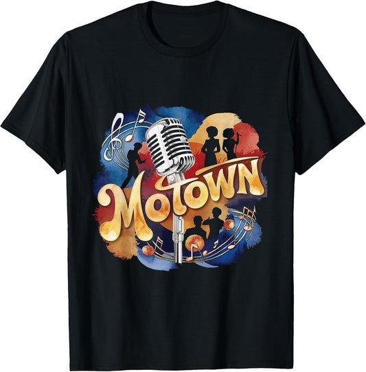Vintage Groovy Motown Music Watercolor Art