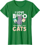 I Love Bingo and Cats Bingo Player Cat Lover