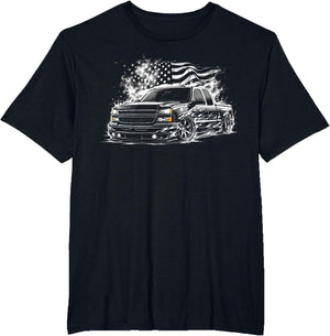 Cateye Silverado Truck 2003-2006 Crew Cab Patriotic Flames