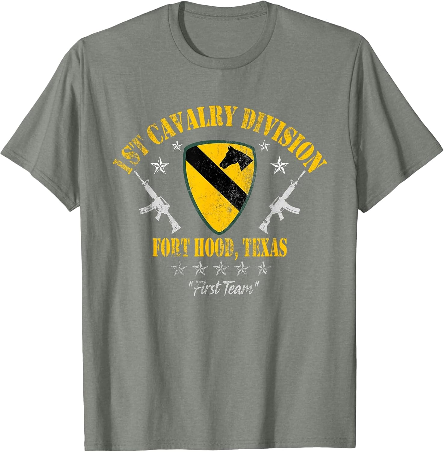 1st Cavalry Division Veteran Fort Hood, TX Patriotic Vintage