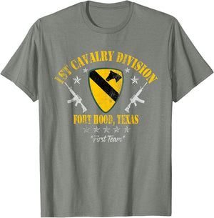 1st Cavalry Division Veteran Fort Hood, TX Patriotic Vintage