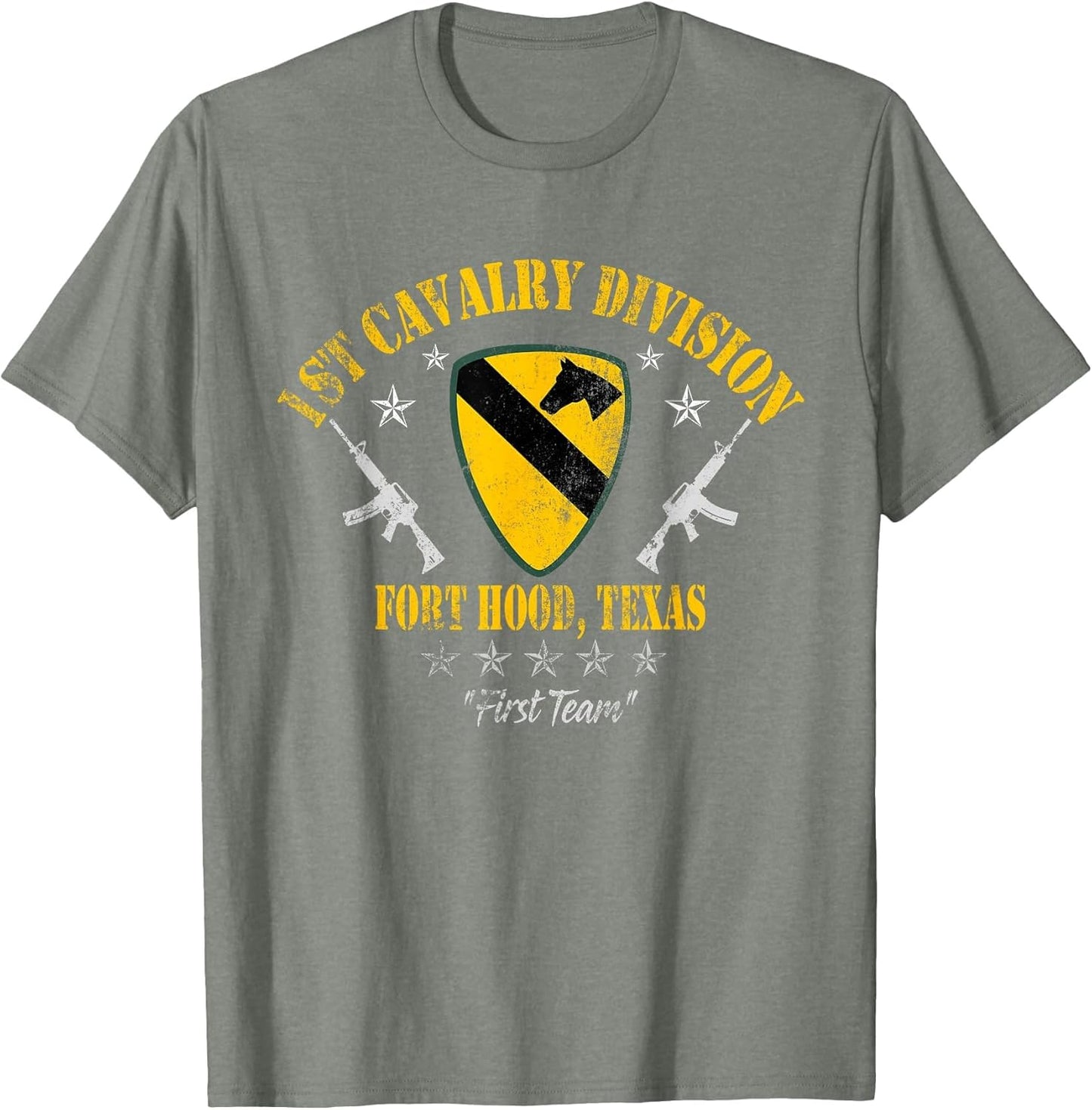 1st Cavalry Division Veteran Fort Hood, TX Patriotic Vintage