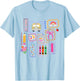 Colorful Doodle Back to School Preppy Student Teacher Women