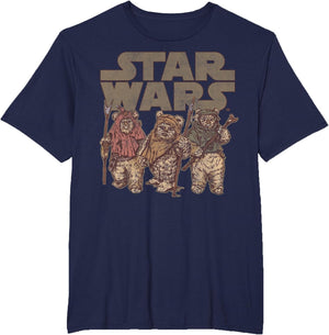 Star Wars Ewok Group Shot Logo