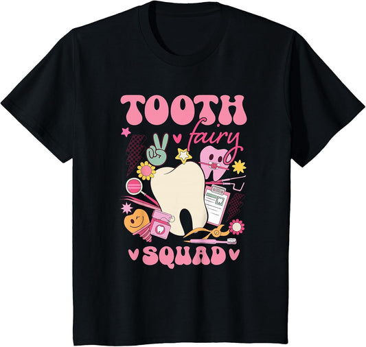 Cute Tooth Fairy Squad Matching for Dentist Dental Assistant