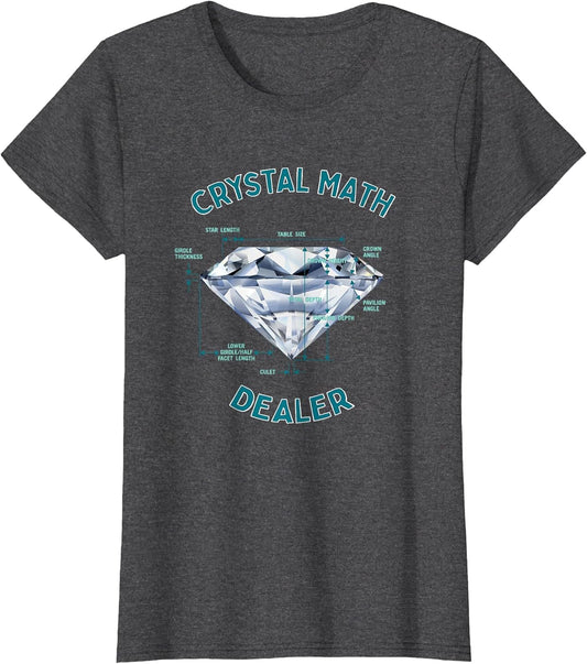 Funny Crystal Math Dealer - Gemologist Diamond Jeweler Humor