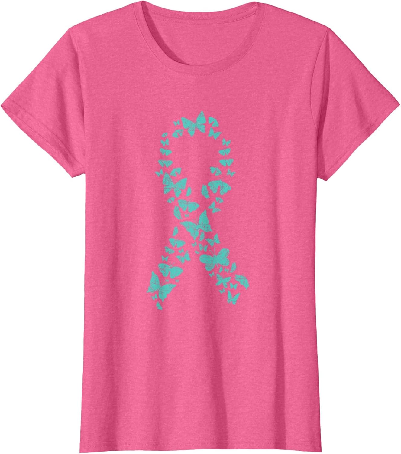 Teal Ribbon Butterflies Ovarian Cancer Awareness