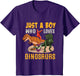Just a Boy Who Loves Dinosaurs Young Paleontologist