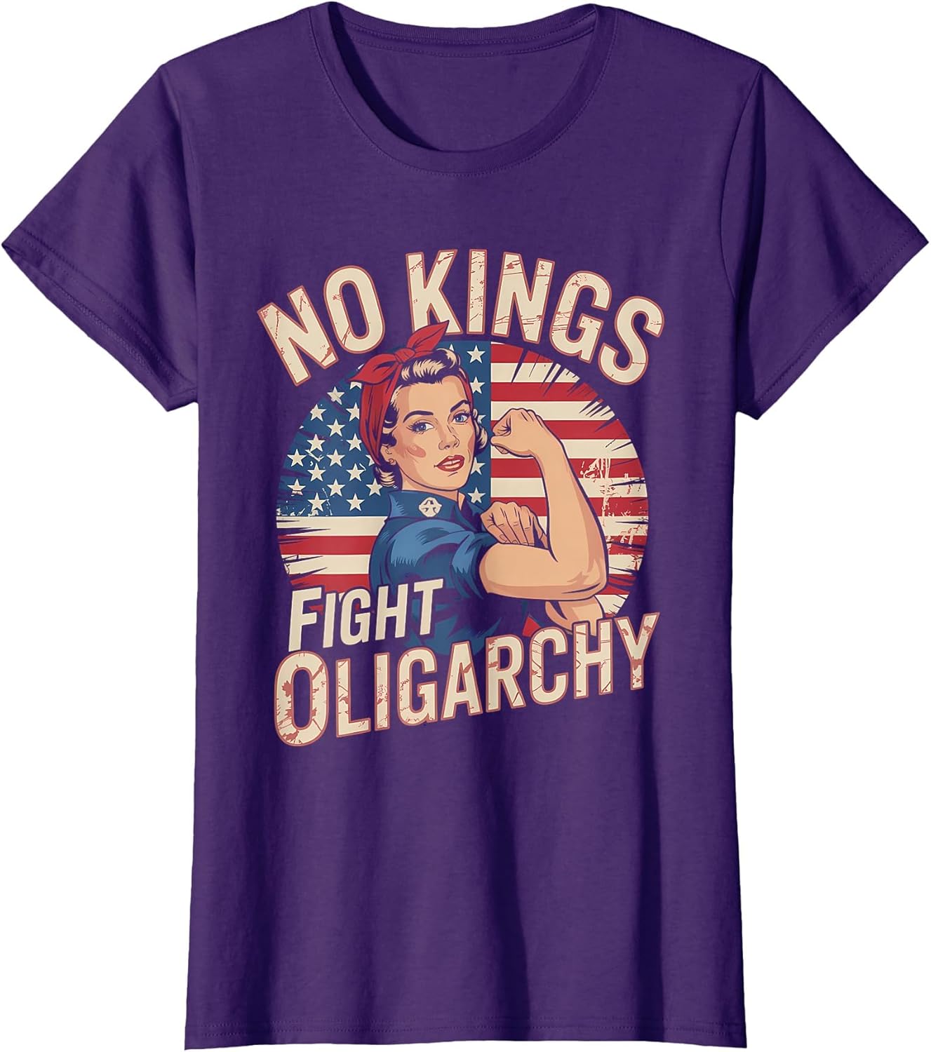 No Kings T Shirt Fight Oligarchy No Kings in America Women