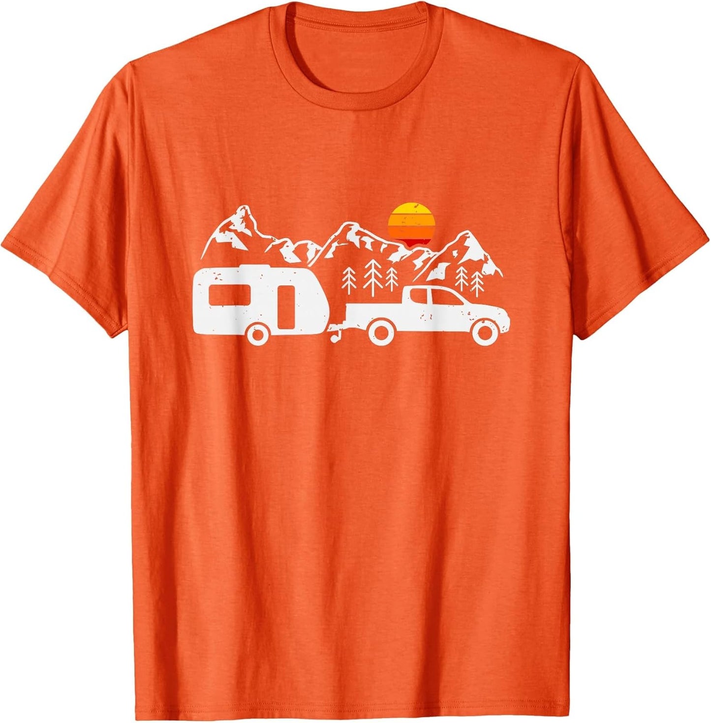 Caravan Camping Trailer Mountains Camper