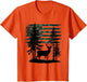 Men Kids Boys Hunting Shirt Deer Hunters Toddler Camo Flag