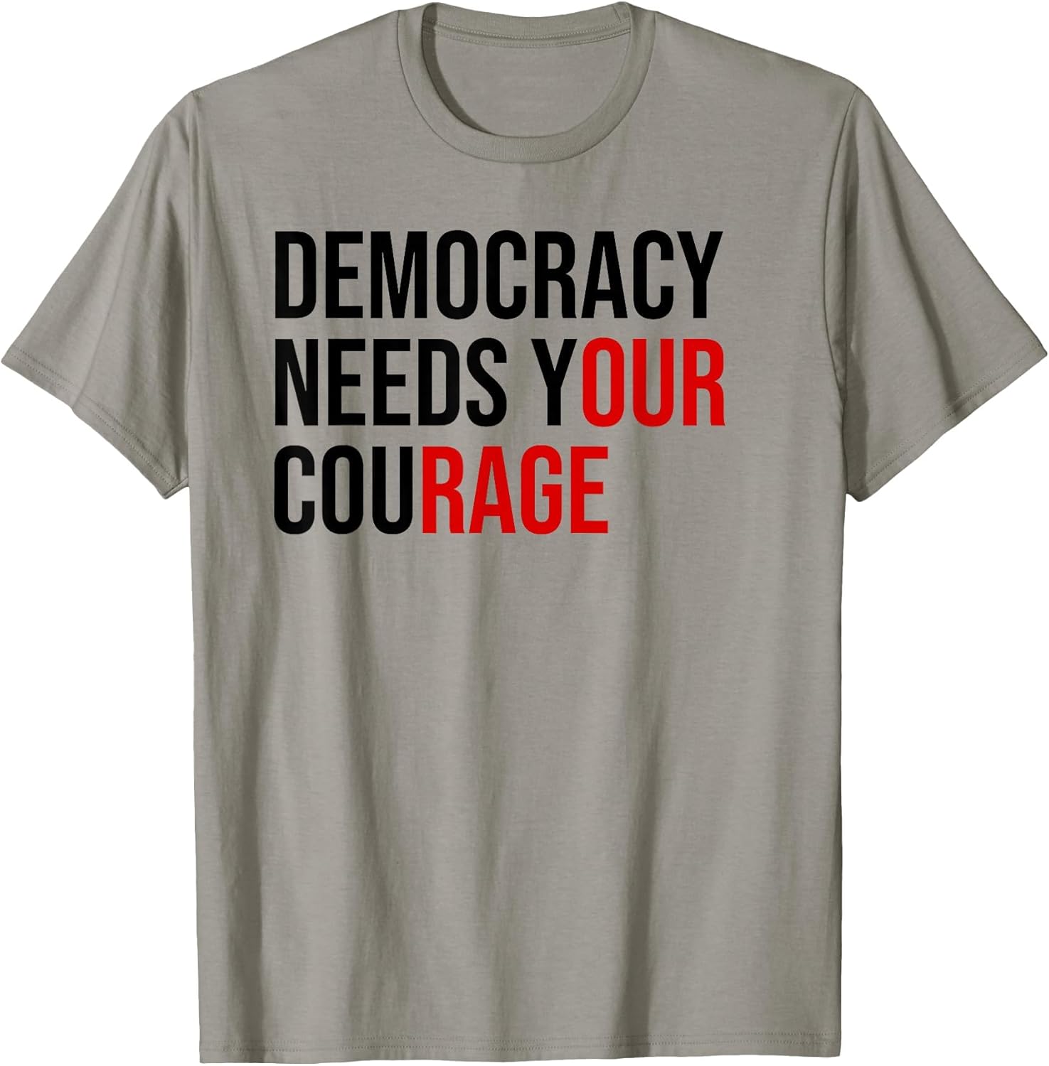 Democracy Needs Your Courage Sign Resist Fascism Protest