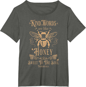 Kind Words are Like Honey Bible Verse Christian Prayer