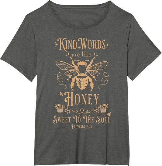 Kind Words are Like Honey Bible Verse Christian Prayer