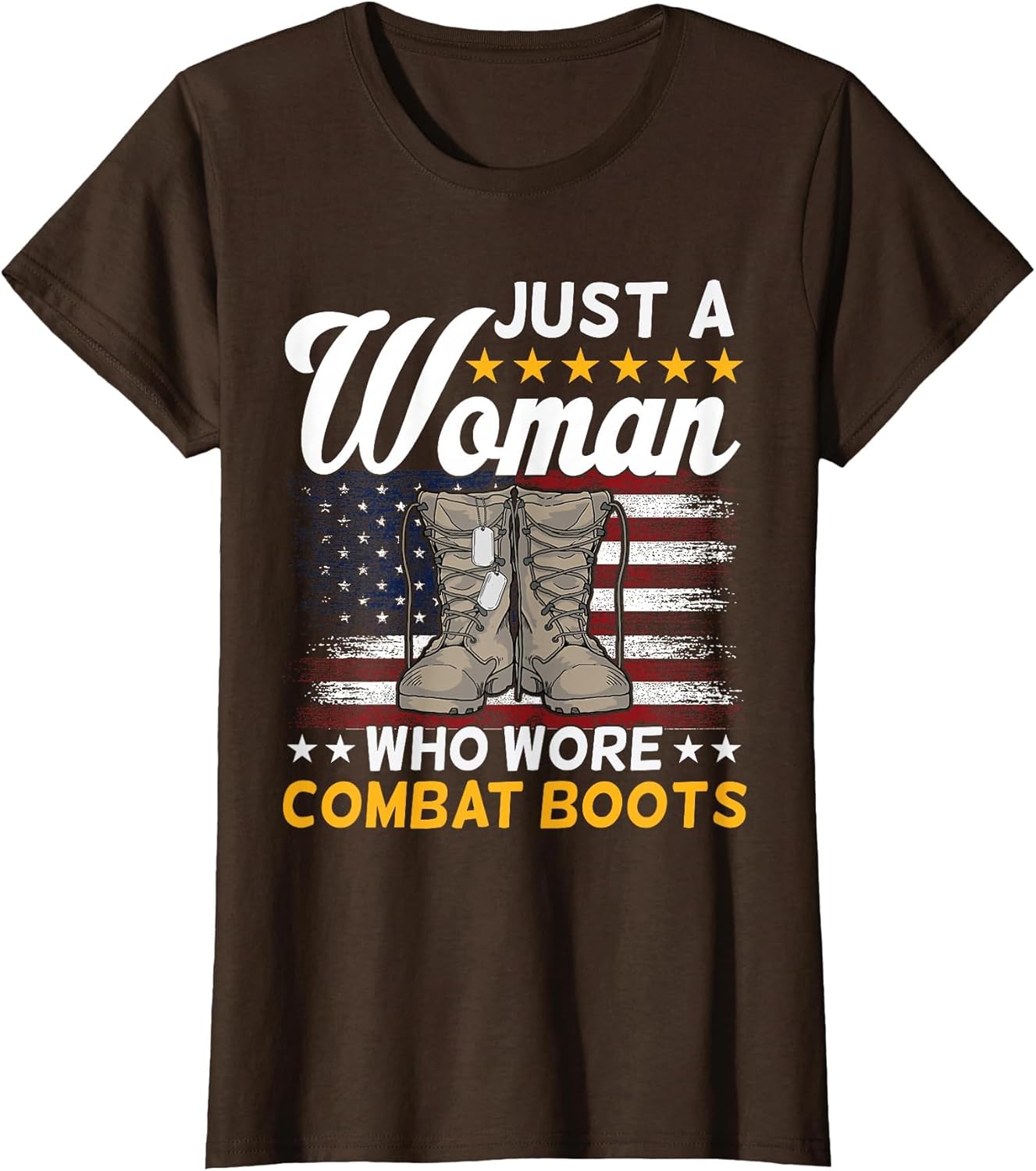 Just a Woman Who Wore Combat Boots Female Veteran Woman