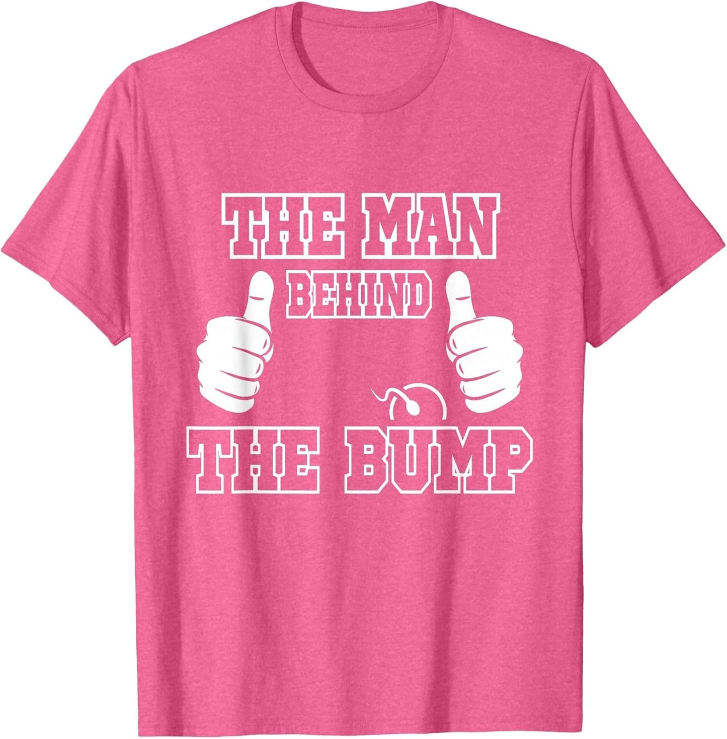 The Man Behind The Bump Baby Shower Shirts for Mom and Dad