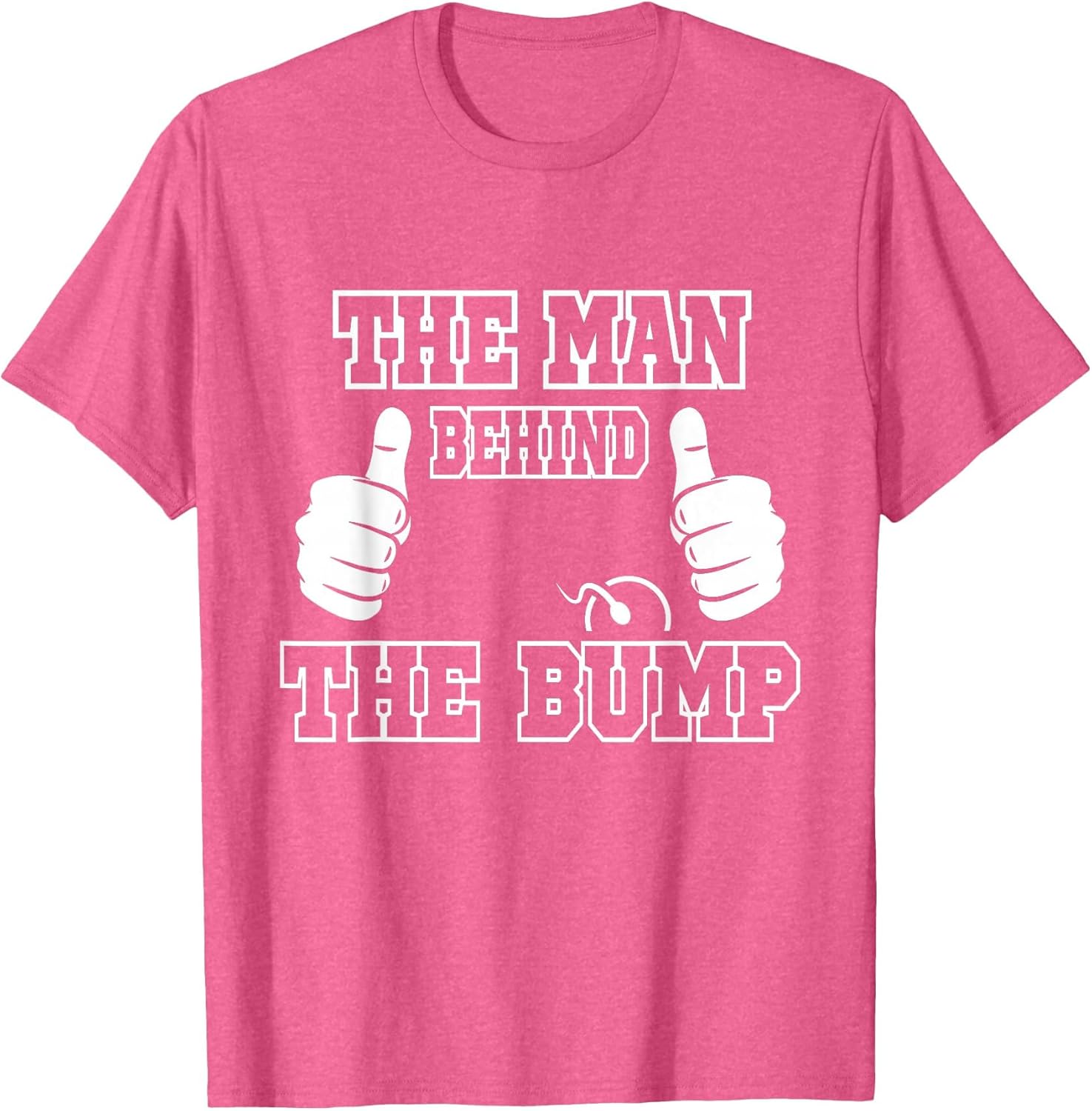 The Man Behind The Bump Baby Shower Shirts for Mom and Dad