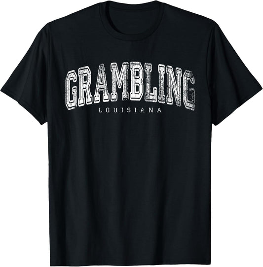 Grambling Louisiana Vintage Retro US City State Travel