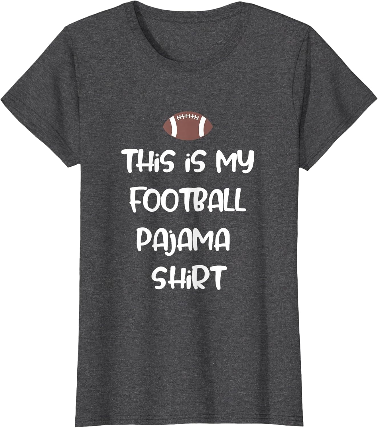 This is My Football Pajama Shirt for Players Boys Men Women