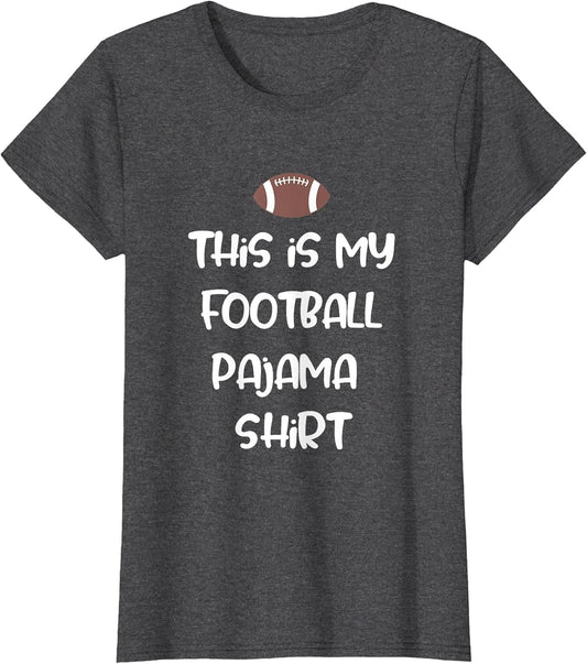 This is My Football Pajama Shirt for Players Boys Men Women