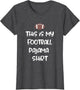 This is My Football Pajama Shirt for Players Boys Men Women