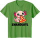 Axolotl Funny Snaxolotl Snacks a lot Pizza Eating Axolotl