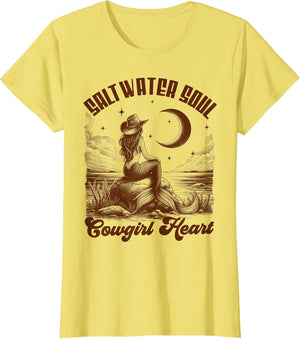 Wild West Howdy Mermaid Salt A Water Souls Cowgirls Heart
