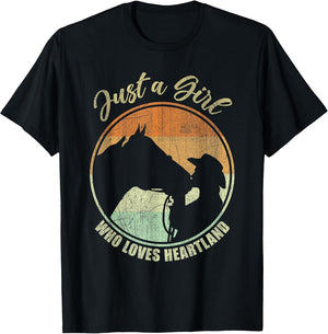 Just A Girl Who Loves Heartland Cowgirl Vintage
