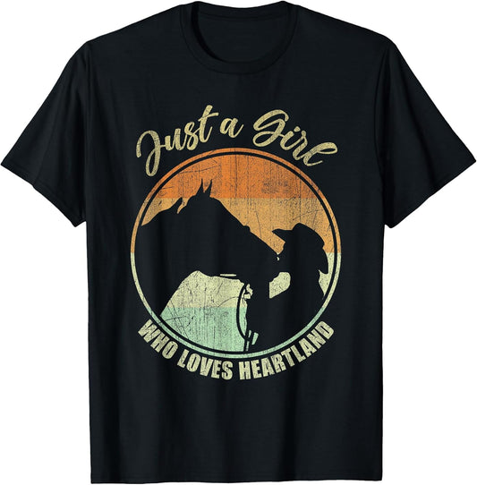 Just A Girl Who Loves Heartland Cowgirl Vintage