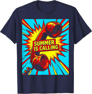 Schools Out Summer Is Calling Graphic Design