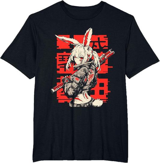 Anime Manga Cyberpunk Aesthetic Techwear Harajuku Bunny Girl