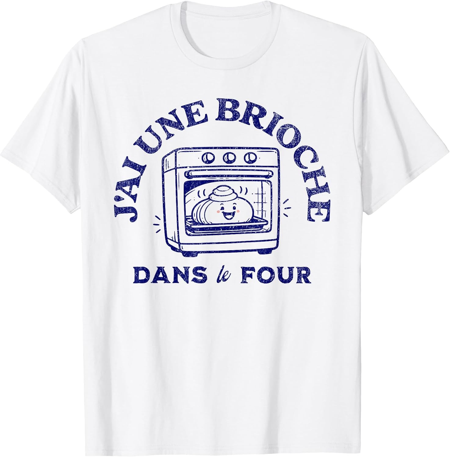 Brioche au Four Annonce Bébé Humour Rétro Baby Shower Enfant