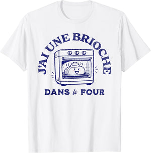 Brioche au Four Annonce Bébé Humour Rétro Baby Shower Enfant