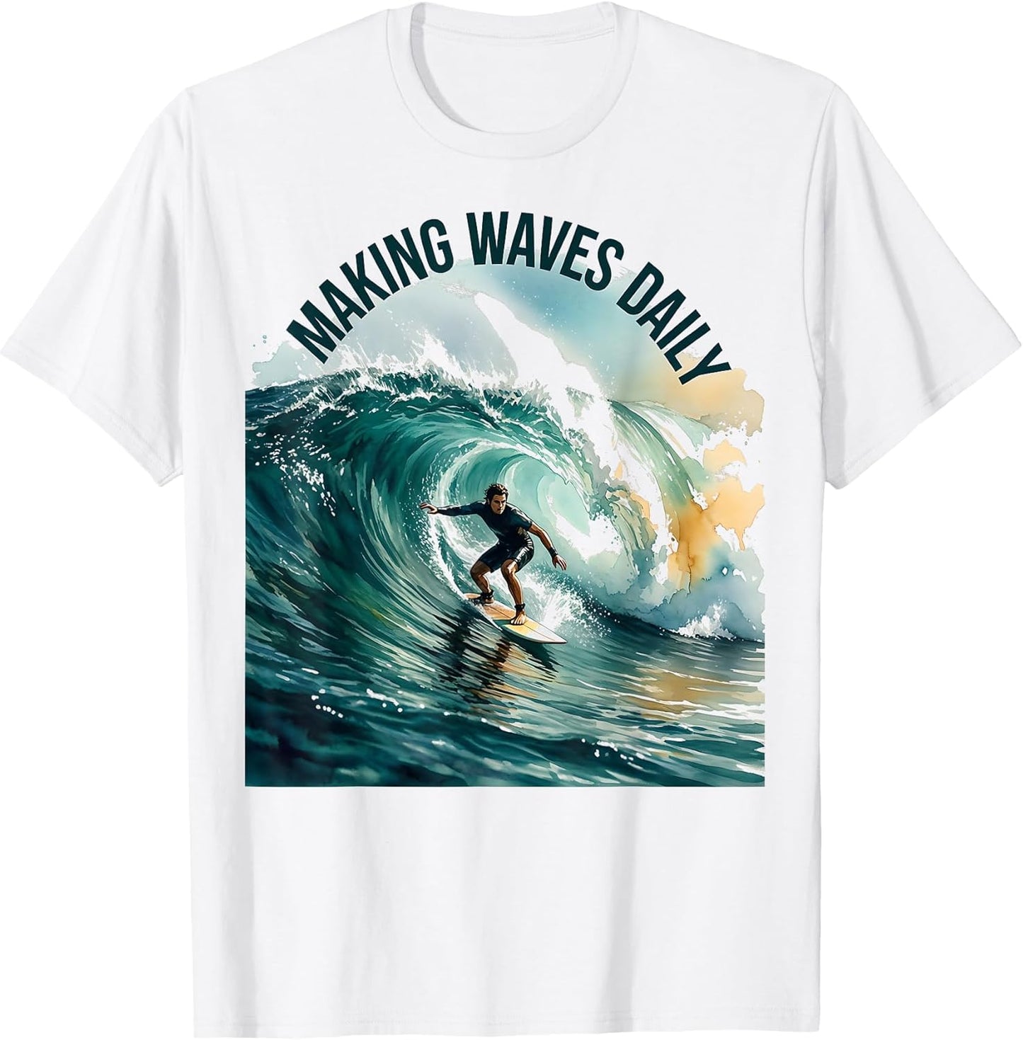 Making Waves Daily Water Men Graphic Design