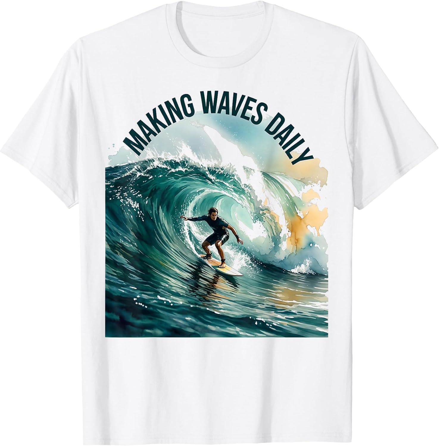 Making Waves Daily Water Men Graphic Design