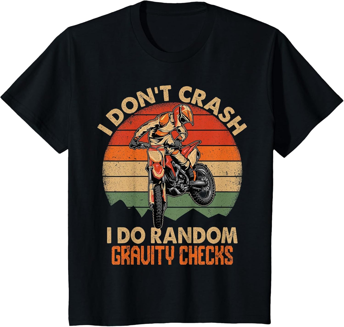 Funny Dirt Bike Shirt Boys Men Motocross Dirt Bike Rider