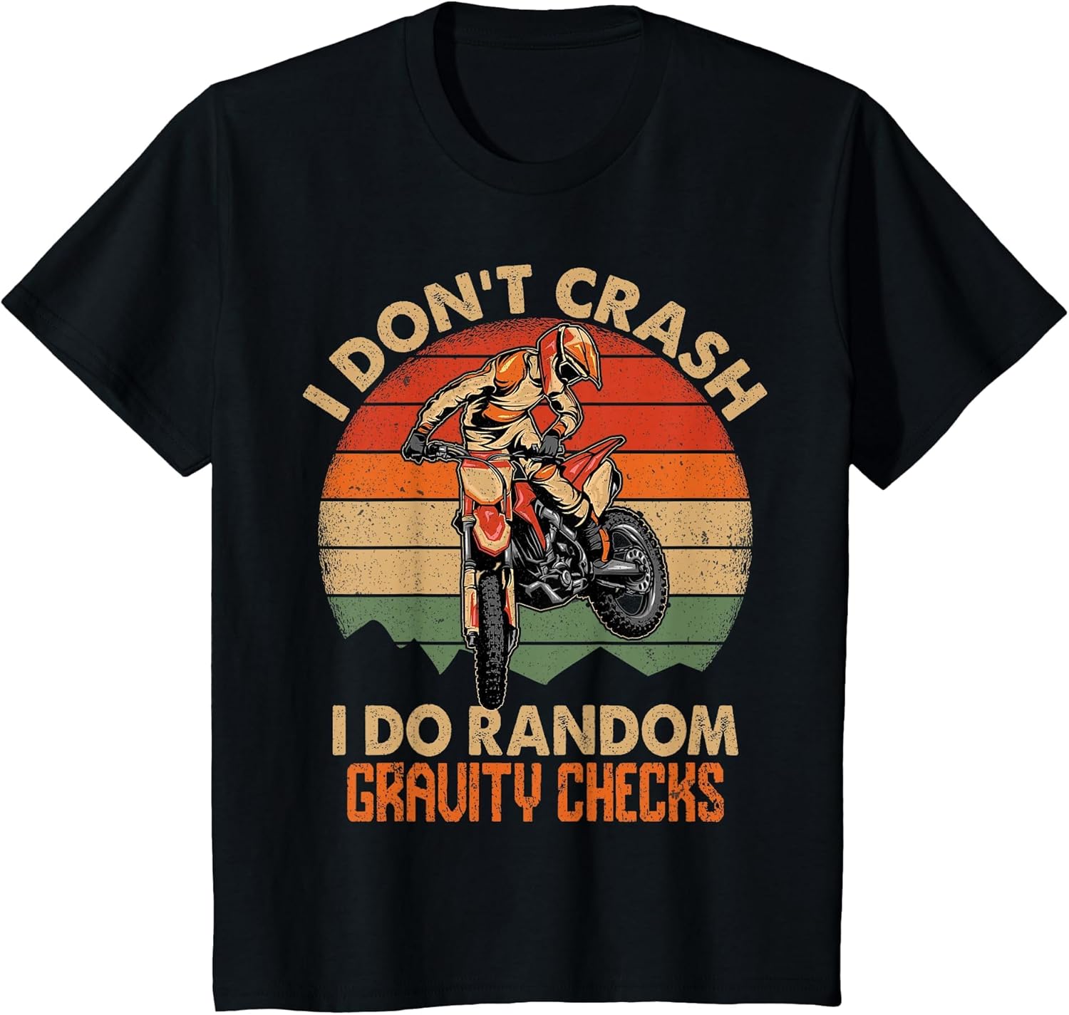 Funny Dirt Bike Shirt Boys Men Motocross Dirt Bike Rider