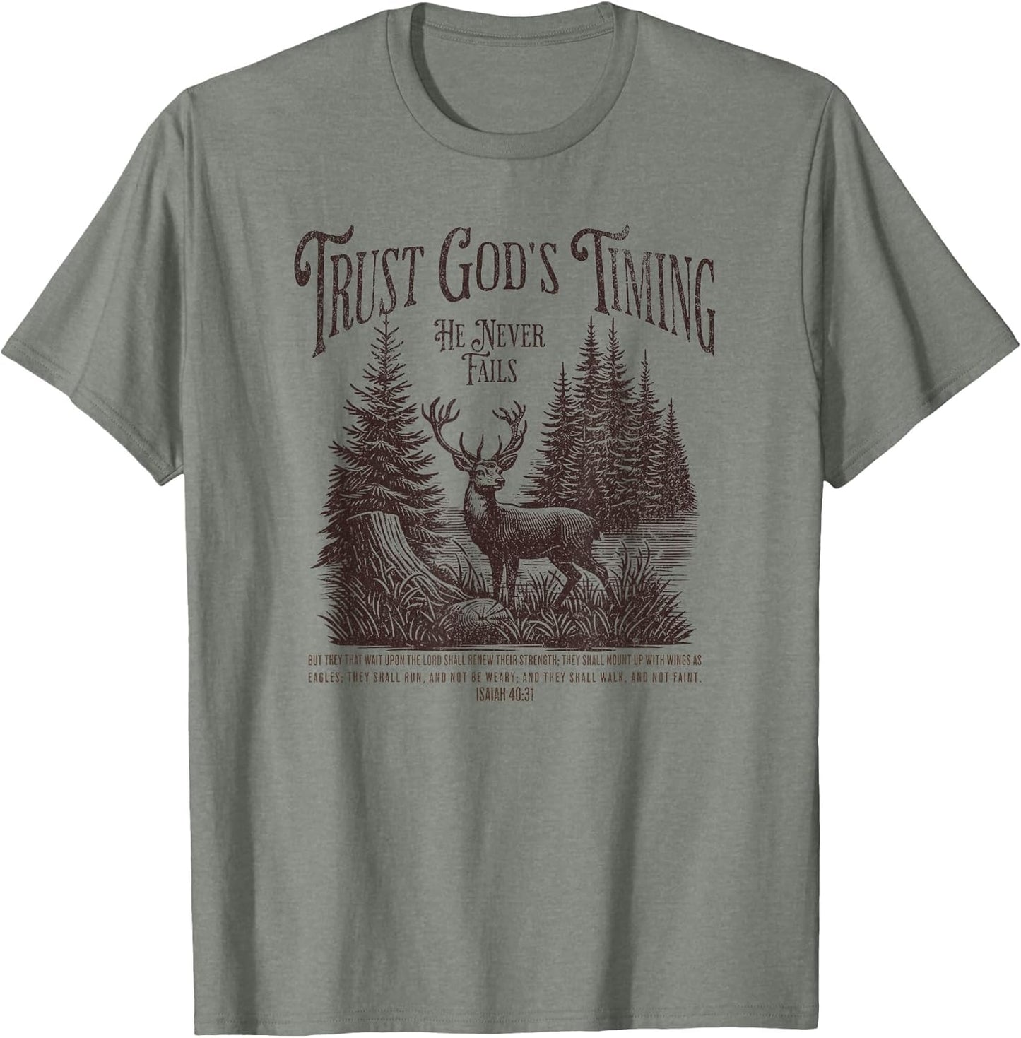 Christian Jesus Bible Verse Deer Elk Buck Hunting Dad Hunter